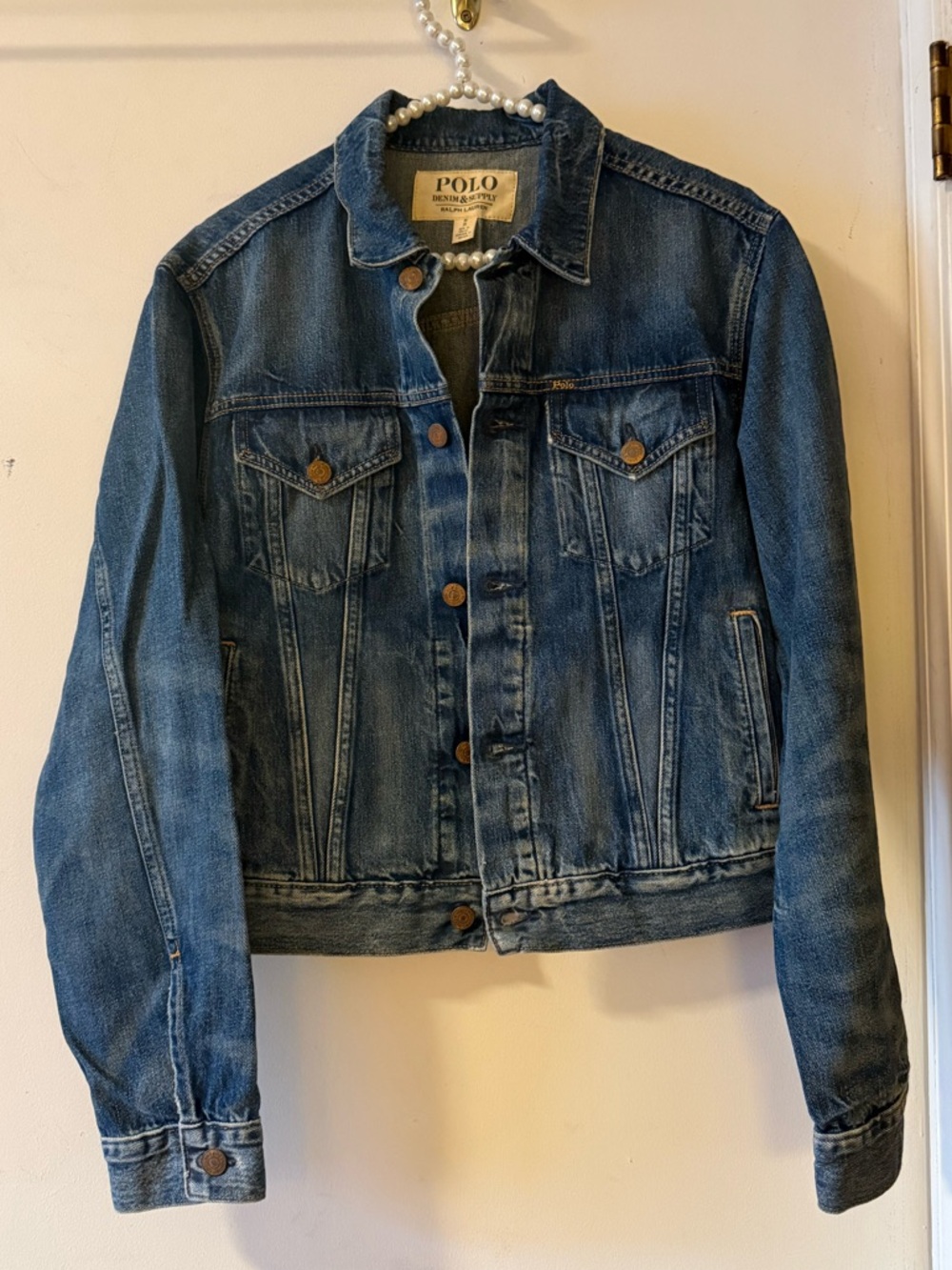 NWT Ralph Lauren Denim Supply Denim Jacket Women M Love